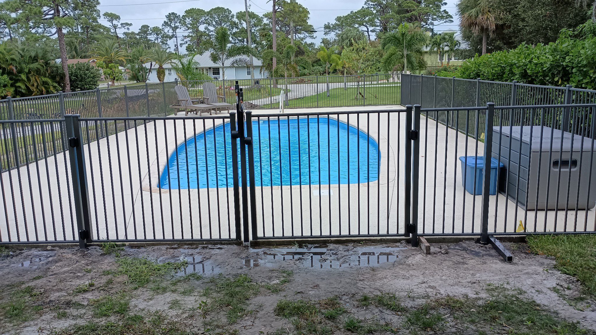 Aluminum Fence around a Pool in Stuart, FL